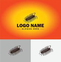 Centipede logo vector art icon graphics for business brand icon Centipede logo template