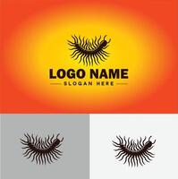 Centipede logo vector art icon graphics for business brand icon Centipede logo template