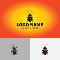 Cockroach logo vector art icon graphics for business brand icon cockroach logo template