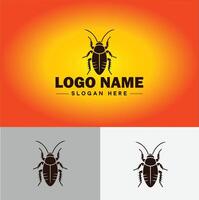 Cockroach logo vector art icon graphics for business brand icon cockroach logo template