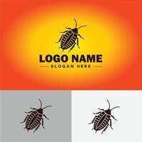 Cockroach logo vector art icon graphics for business brand icon cockroach logo template