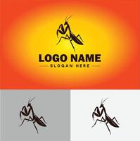 Mantis logo vector art icon graphics for business brand icon Mantis logo template