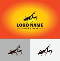 Mantis logo vector art icon graphics for business brand icon Mantis logo template