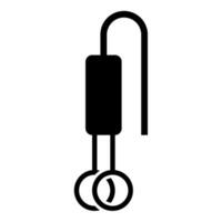 Electric immersion heater for water icon black color vector illustration image flat style