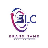 LC letter logo design. Vector logo design for business.