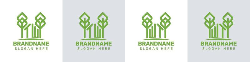 Letters TW and WT Greenhouse Logo, for business related to plant with TW or WT initials vector