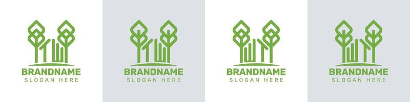 Letters TW and WT Greenhouse Logo, for business related to plant with TW or WT initials vector