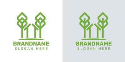 Letters TT Greenhouse Logo, for business related to plant with TT initials vector