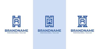 Modern Initials HR Logo, suitable for business with HR or RH initials vector