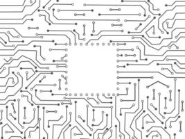 technology Circuit board background vector