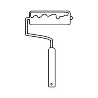 Paint Roller Icon vector