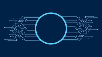technology Circuit board background vector