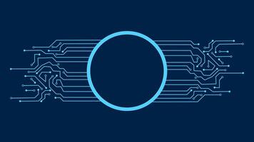 technology Circuit board background vector