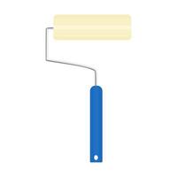 paint roller isolated over background vector