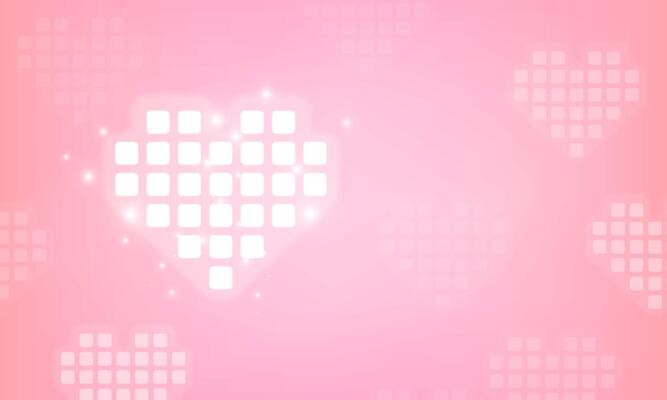 Abstract Happy Valentine's days neon heart pink background with for vector poster design