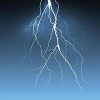 abstract background with a stormy lightning design, Set of zippers, thunderstorm and effect lightning. vector