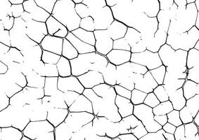 Grunge background of black and white paper. Abstract illustration texture of cracks, chips, dot. vector