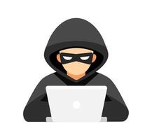 Hacker with a phishing trap, targeting personal login information. Cybersecurity Threat and Identity Theft vector