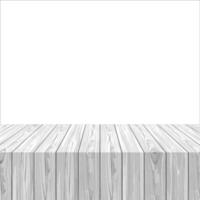 White washed wooden table texture with detailed wood grain, ideal for backgrounds or design elements vector