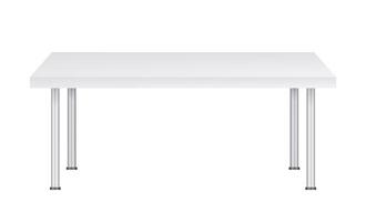 White Table, Platform, Stand. Vector illustration