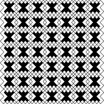 resumen negro y blanco triangular geométrico sin costura patrón, vector, textura, textil tela Arte vector