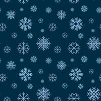 seamless pattern with snowflakes vector