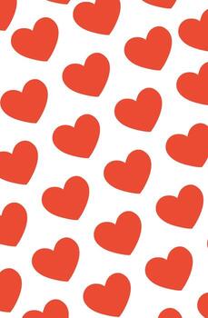 pattern with hearts vector