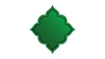 Islamic Green Color Frame video