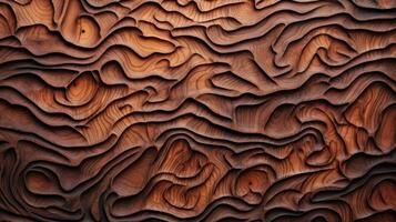 AI generated Delve into the organic warmth of a wooden cut texture. Ai Generated photo