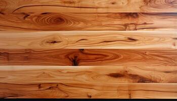 AI generated Rough hardwood flooring, old fashioned desk, rustic wood paneling generated by AI photo