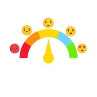 revisión girar emoji ilustración vector