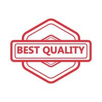 best quality shape stamp illustration vector