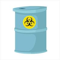 radiation in drum illustration vector