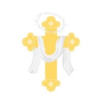 christian cross religious  illustration vector