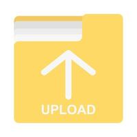 upload folder illustration vector