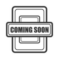 coming soon stamp rectangle stamp illustration vector