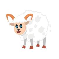 Illustration of cute sheep vector