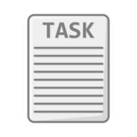 task paper illustration vector