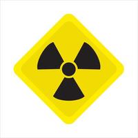 radiation board illustration vector