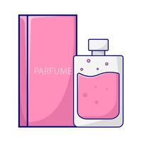 ilustración de perfume vector