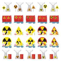 radiation pack illustration vector