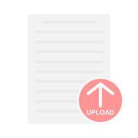 upload file illustration vector