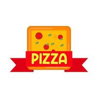 ilustración de pizza vector