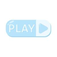 Illustration of play button vector