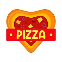 ilustración de pizza vector