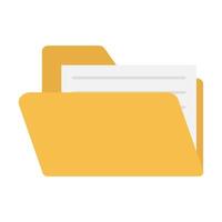 file in folder illustration vector