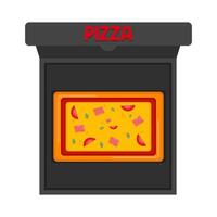 Illustration of pizza vector