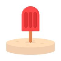 Illustration of ice cream vector