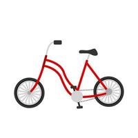 Bicycle transportation illustration vector