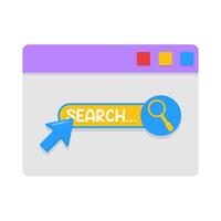 website in monitor illustration vector